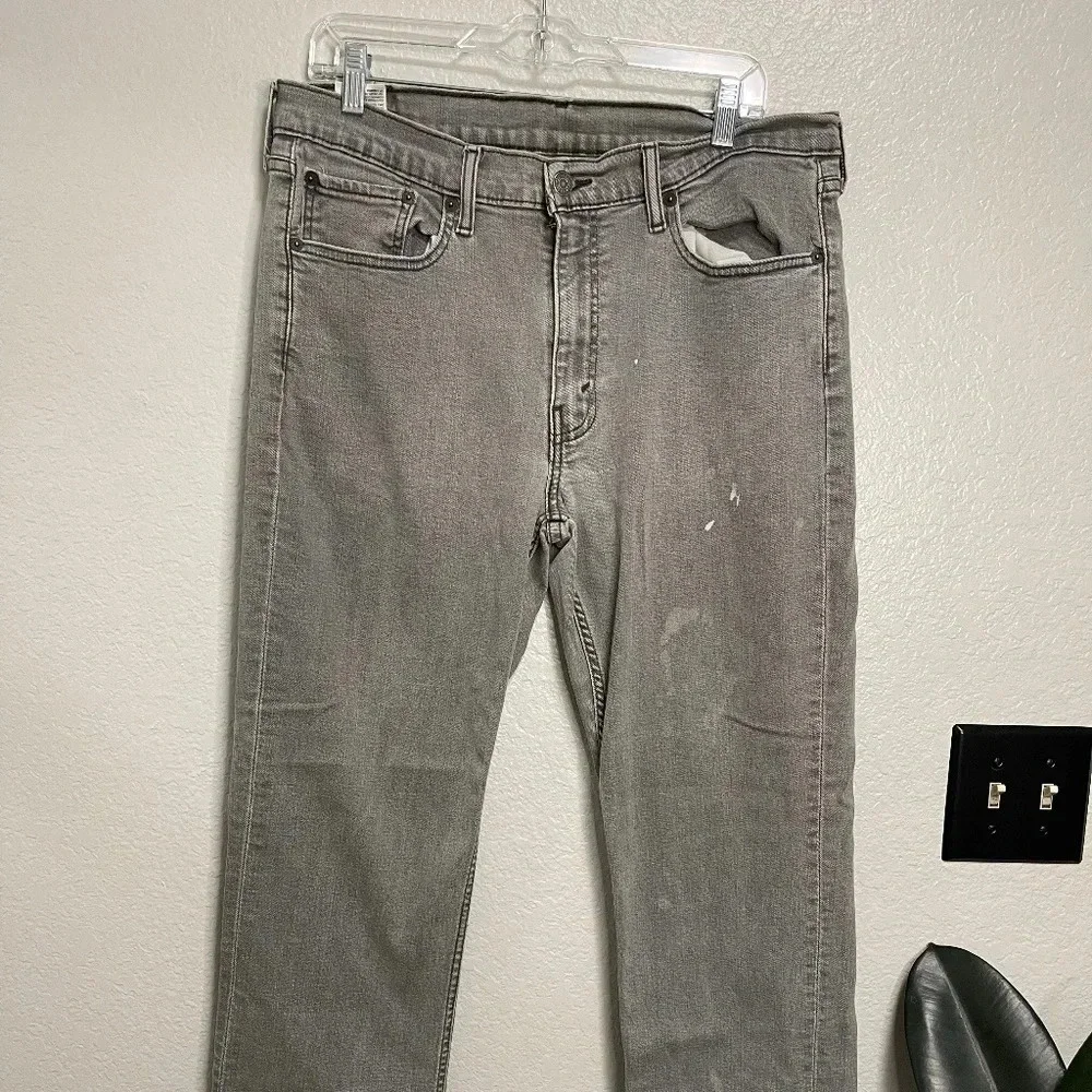 Levi's 514 Men’s Gray Straight Leg Denim Size 38